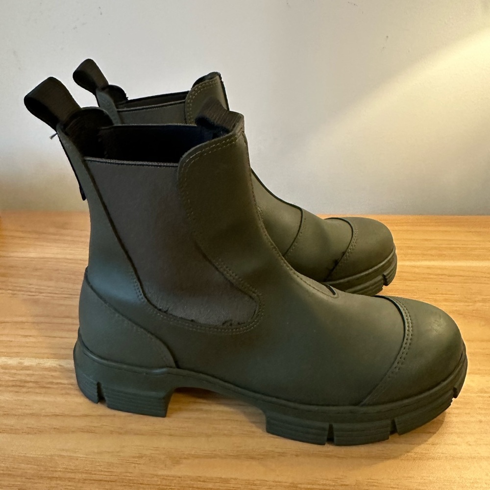 GANNI Chelsea Rain Boot Sz 39